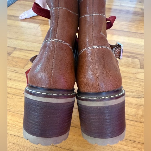 New Free People Jasper Hiker Ankle Vintage Tan 10 - Picture 5 of 9